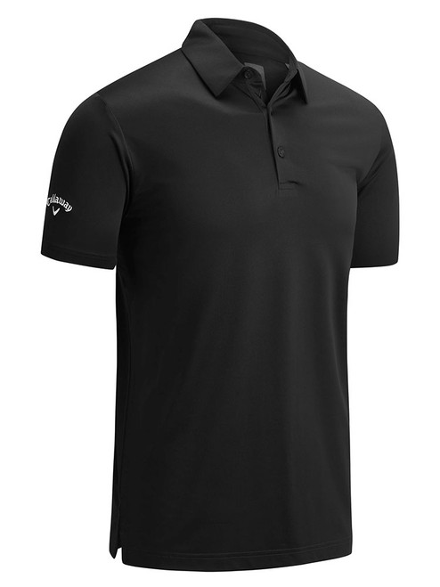 Callaway + CLUBHAUS S/S Polo ブラック　黒　M Callaway SwingTech Solid Polo - Caviar | GolfBox